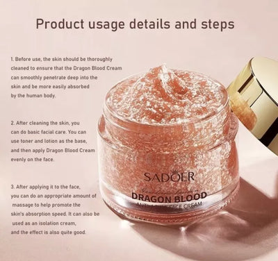 Sadoer Dragon Blood Anti-Aging Face Cream – Hydration & Firming Skin Care