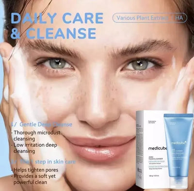 MEDICUBE Zero Foam Cleanser – Deep Pore Cleansing & Refreshing Skin Care