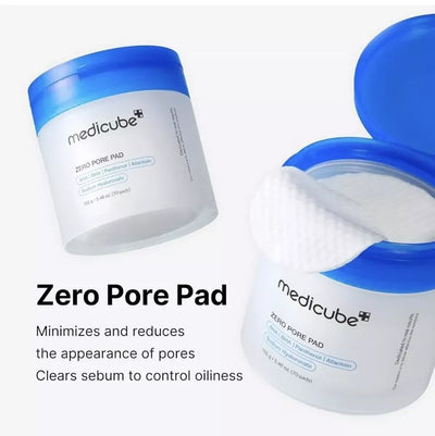 MEDICUBE Zero Pore Pad – Pore-Refining & Exfoliating Toner Pads