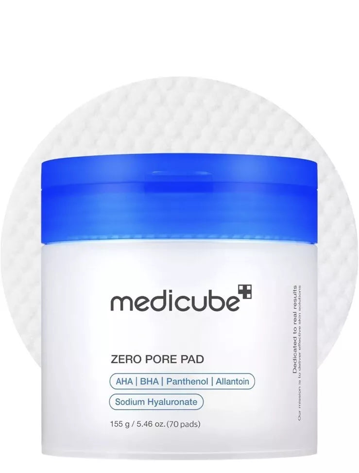 MEDICUBE Zero Pore Pad – Pore-Refining & Exfoliating Toner Pads